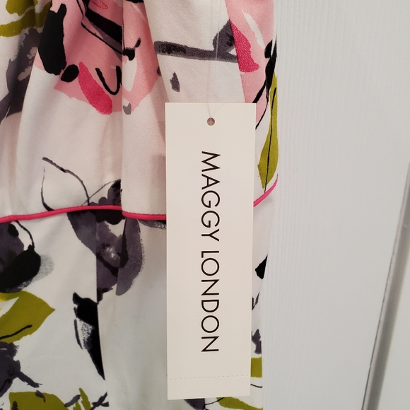 Maggy London floral dress size 14 - Picture 4 of 5
